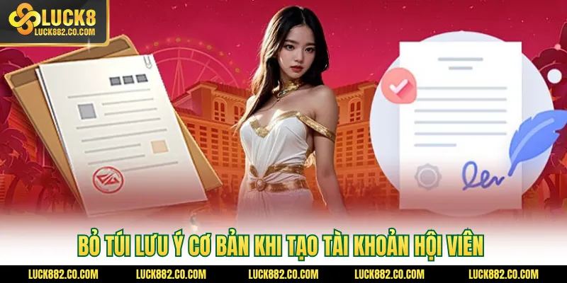 Bỏ túi lưu ý cơ bản khi tạo tài khoản hội viên