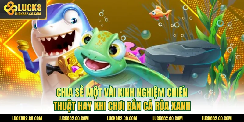 Chia sẻ một vài kinh nghiệm chiến thuật hay khi chơi bắn cá rùa xanh